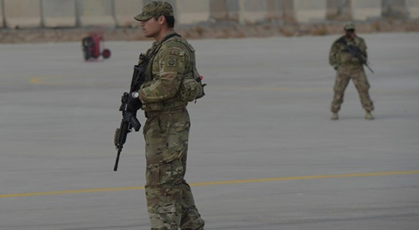 Afghan troops